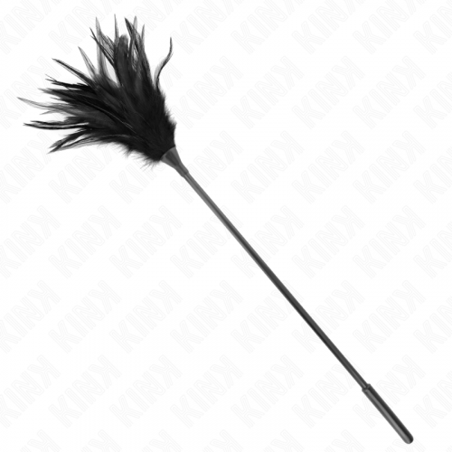 img_190434_ab987f28141d1606b472e7f7a73e2a4f_1.png KINK - PLUMAS MÚLTIPLES PARA COSQUILLAS NEGRO 45 CM