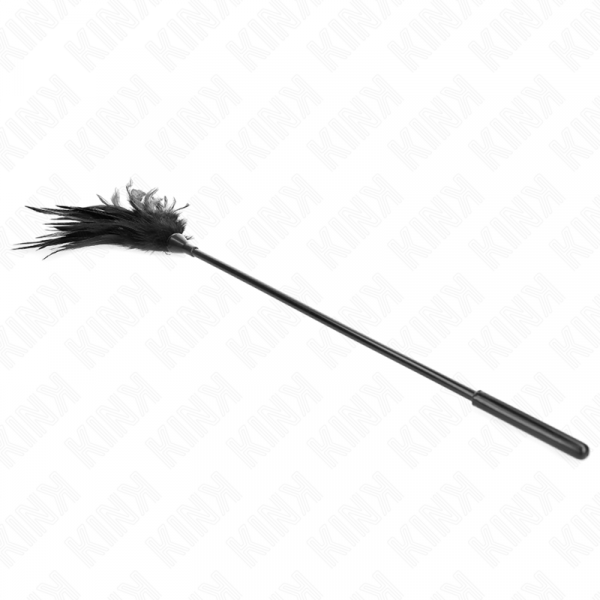 img_190435_e70403bcef97bcba73855aac6e5b0023_1.png KINK - PLUMAS MÚLTIPLES PARA COSQUILLAS NEGRO 45 CM