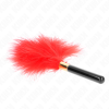 img_190446_2f2fe7ed6e8e7e0fb7dd5d61c36e9eb6_1.png KINK - PLUMAS PARA COSQUILLAS METAL DORADO ROJO 18 CM