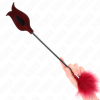 img_190481_5861a193ad2a62a550f39bb48bb447c1_1.png KINK - PLUMAS PARA COSQUILLAS CON PALETA FORMA DE ROSA 38 CM