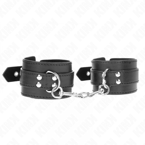 img_190505_7f48f30703112730a9f997324f280aa3_1.png KINK - MUÑEQUERAS CON TACHUELAS NEGRO 35 X 6 CM