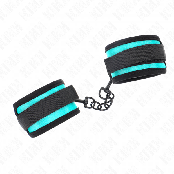 img_190509_b82ecb9de56432f12778a1775012ae4a_1.png KINK - MUÑEQUERAS NEGRO-AZUL AJUSTABLE 18-32 CM X 5 CM