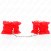 img_190513_e7353bf07eb9263d20b238089726847a_1.png KINK - MUÑEQUERAS ELÁSTICAS DE ENCAJE ROJO