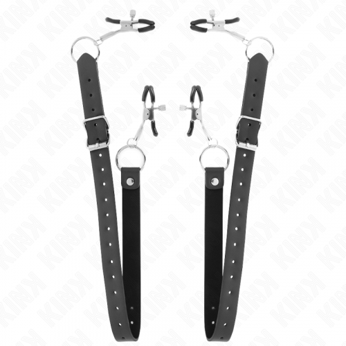 img_190574_170464be2fee16be3ac8a1a83f52fa39_1.png KINK - PINZAS PARA CLÍTORIS 4 ENGANCHES AJUSTABLE 34-48 CM