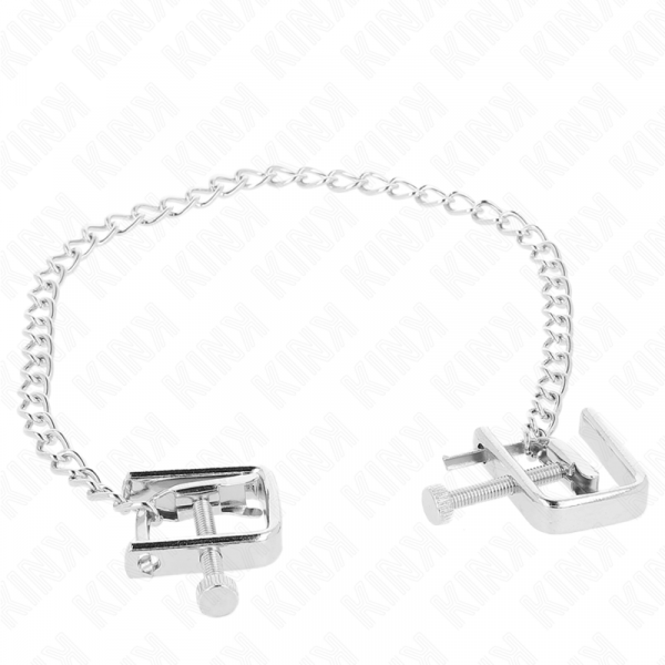 img_190579_06292458eb0c6b2350cb814b714f927f_1.png KINK - PINZAS PARA PEZONES COMPRESORA TORNILLO DE BANCO CON CADENA 30 CM