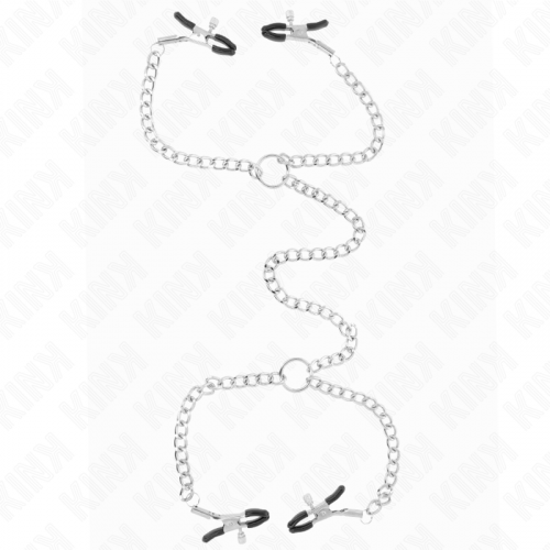 img_190582_f75ed1b995cda4d7561169ccdccdbe70_1.png KINK - PINZAS PARA PEZONES DOBLE 32 CM CON CADENAS 14 CM
