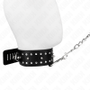 img_190819_31222c1fe96c8f8dd52943f11cfef5db_1.png KINK - COLLAR CON CORREA 65 CM CON TACHUELAS PLATEADAS MODELO 1 AJUSTABLE 36-43 CM X 5 CM