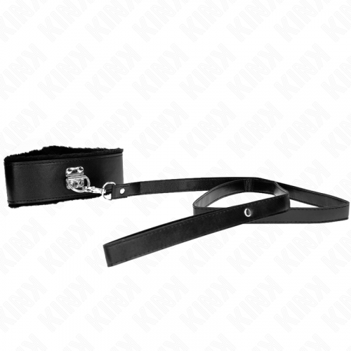 img_190823_77e29ad0fd02230278999515ed7cf321_1.png KINK - COLLAR CON CORREA 116 CM CON TACHUELAS PLATEADAS MODELO 4 NEGRO AJUSTABLE 40-48 CM X 6 CM