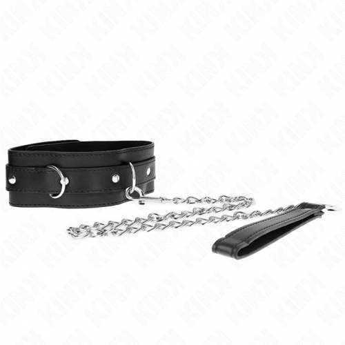 img_190833_81a9baacba58b1c5a6995588782940a8_1.png KINK - COLLAR CON CORREA 65 CM NEGRO 54 X 4.5 CM