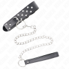 img_190844_2d1fea1ef497a60a438d0c2d16233b39_1.png KINK - COLLAR CON CORREA 65 CM REMACHE ANILLA NEGRO AJUSTABLE 36-50 CM X 3.8 CM