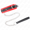 img_190876_55d752b8a5b3172186333472e8a53b9e_1.png KINK - COLLAR CON CORREA 65 CM MODELO BÁSICO MODELO 3 ROJO 53 X 5 CM