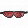 img_190881_5349f1e8f8aea386ea7d3a6e292d399c_1.png KINK - VENDA CON PATRÓN DE DIAMANTES ROJO 20.5 x 6 CM