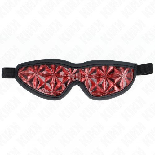 img_190881_5349f1e8f8aea386ea7d3a6e292d399c_1.png KINK - VENDA CON PATRÓN DE DIAMANTES ROJO 20.5 x 6 CM
