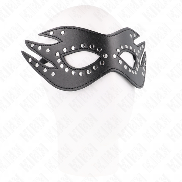 img_190926_a55a05e6c2fa95c0175826a681e7243e_1.png KINK - MÁSCARA DE POLIPIEL CON REMACHES MODELO 3 26 x 9.5 CM