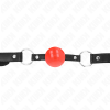img_191352_e7d002119a8d36c37a7f61d03909462c_1.png KINK - MORDAZA DE BOLA 4 CM TPE ROJO 60 x 2 CM