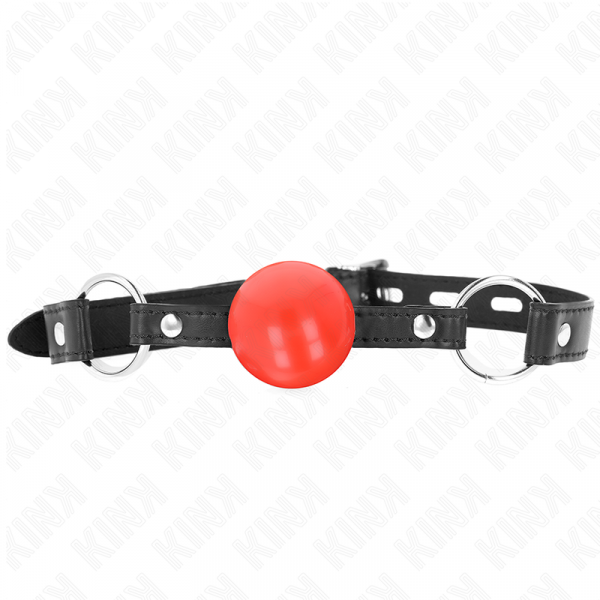 img_191353_bb574be6c32473582dac43fde19eae05_1.png KINK - MORDAZA DE BOLA 4 CM TPE ROJO 60 x 2 CM