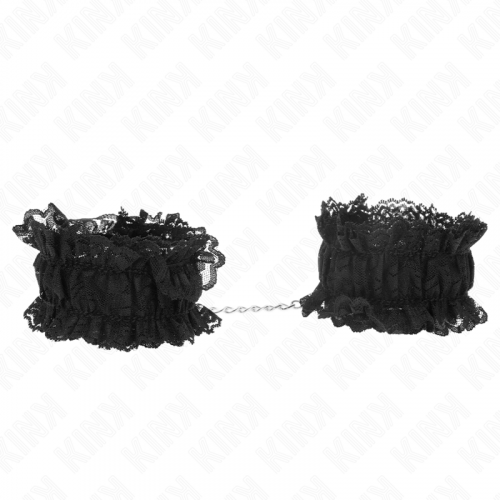 img_191360_9729c568d3c6695501c3e411782e59bc_1.png KINK - MUÑEQUERAS ELÁSTICAS DE ENCAJE NEGRO