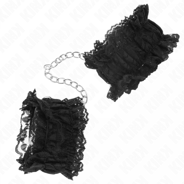 img_191361_c70acc4e380a538431fe62dee9b7d8be_1.png KINK - MUÑEQUERAS ELÁSTICAS DE ENCAJE NEGRO