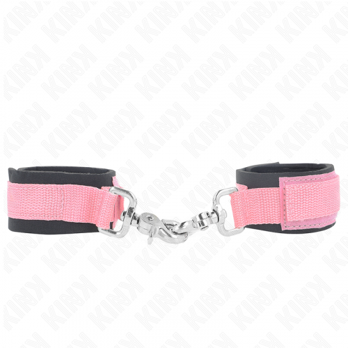 img_191364_666f2641e16e6317f333779e1a20c737_1.png KINK - MUÑEQUERAS NEOPRENO AJUSTABLE ROSA AJUSTABLE 22-34 CM