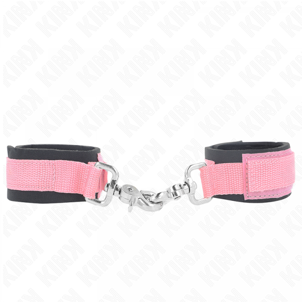 img_191364_666f2641e16e6317f333779e1a20c737_1.png KINK - MUÑEQUERAS NEOPRENO AJUSTABLE ROSA AJUSTABLE 22-34 CM
