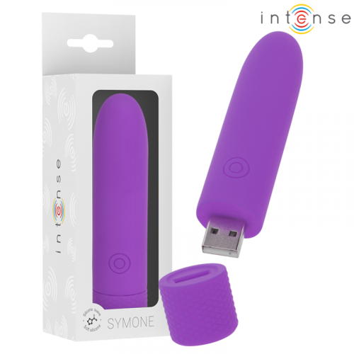 img_191680_01e04cb0786e275214e441ab5b8f7749_1.png INTENSE - SYMONE BALA VIBRADORA RECARGABLE POR USB 8 VIBRACIONES MORADO 10 X 2.2 CM