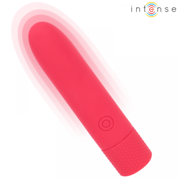 img_191686_e71e83aa2b0974774510cc2bd1066007_1.png INTENSE - SYMONE BALA VIBRADORA RECARGABLE POR USB 8 VIBRACIONES ROJO 10 X 2.2 CM