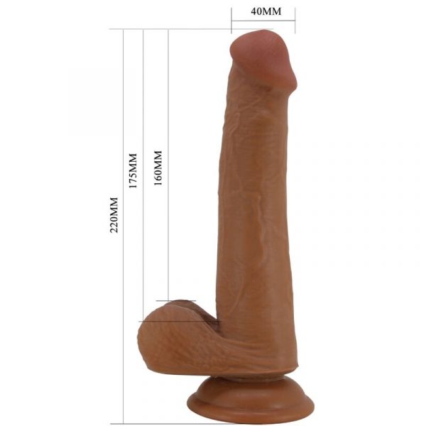 img_191828_88b775c6b5e2646a7e0040a3aab6c0ff_1.jpg PRETTY LOVE - TALLEN DILDO REALÍSTICO 22 CM MULATO