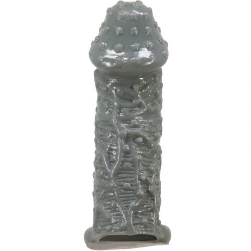 img_192074_8a966a67558375a86f35a94f9a5367b4_1.jpg PRETTY LOVE - FUNDA REALÍSTICA ALARGADORA Y RETARDANTE PARA PENE MODELO 2 GRIS