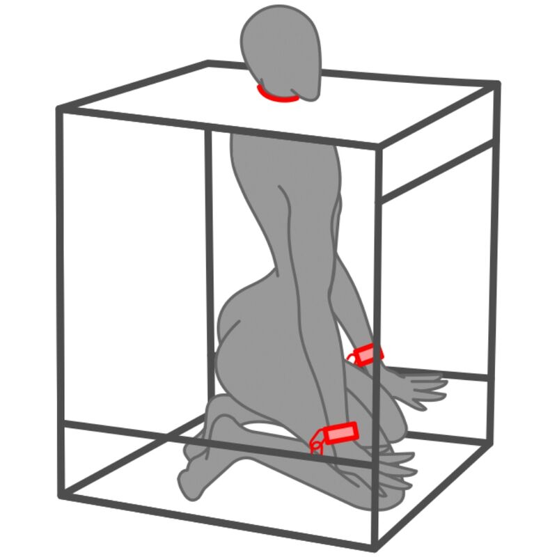 SECRET DOME - KINK CLUB CABINA BUKKAKE NEGRO  ROJO