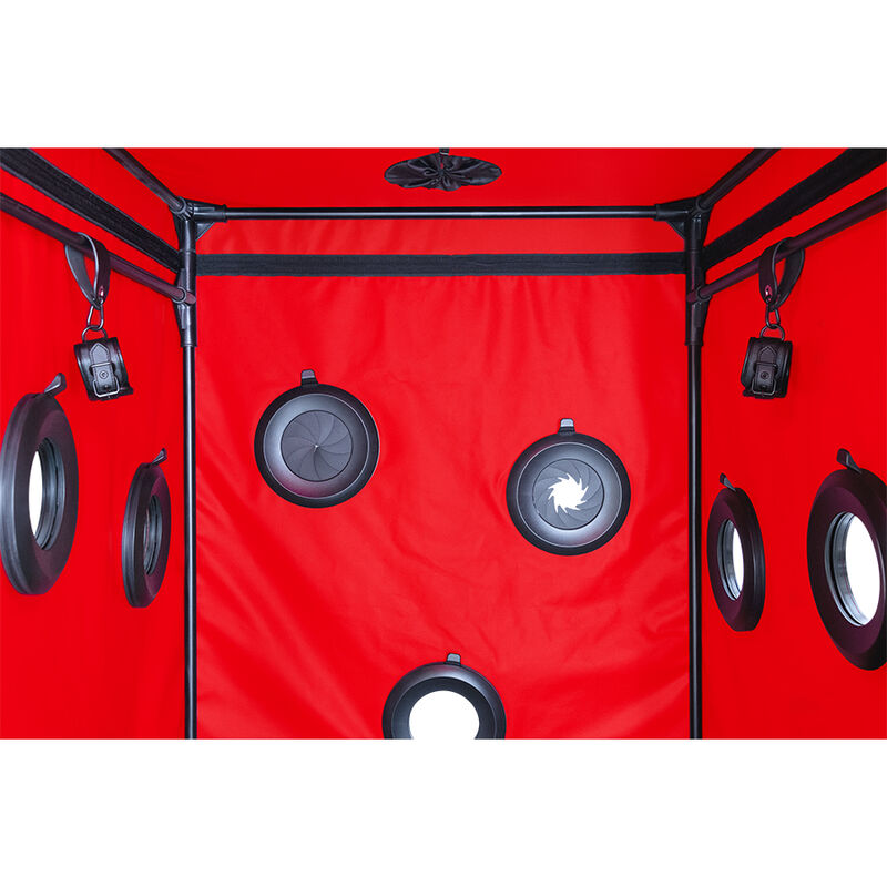 SECRET DOME - KINK CLUB CABINA SCANDALE NEGRO  ROJO