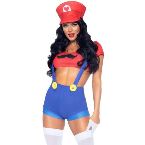 img_192680_fcdec083fef3cd8e35435d972bdce446_1.jpg LEG AVENUE - DISFRAZ SEXY MARIO BROS ROJO/AZUL M
