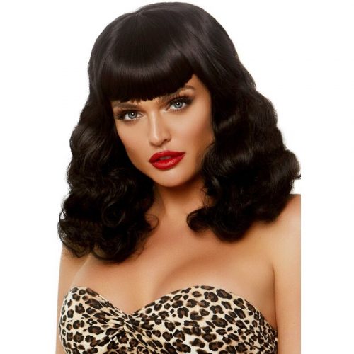 img_192879_2cee9f200d4aa486b837ebda0d4e51bd_1.jpg LEG AVENUE - PELUCA RETRO RIZADA CON FLEQUILLO LUMINISCENTE NEGRO