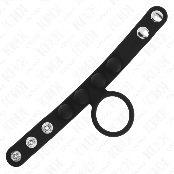 img_192892_075a9ebaf3d608b53e175f8d1725e978_1.png KINK - ANILLO PENE CUERO 3.5 CM CON CIERRE A PRESIÓN 23 X 2 CM