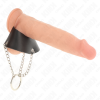 img_192919_d0645f2202cebae99265f9a477e8fd93_1.png KINK - ANILLO PENE 4 CM CADENA 7 CM METAL CON CINTURÓN CUERO