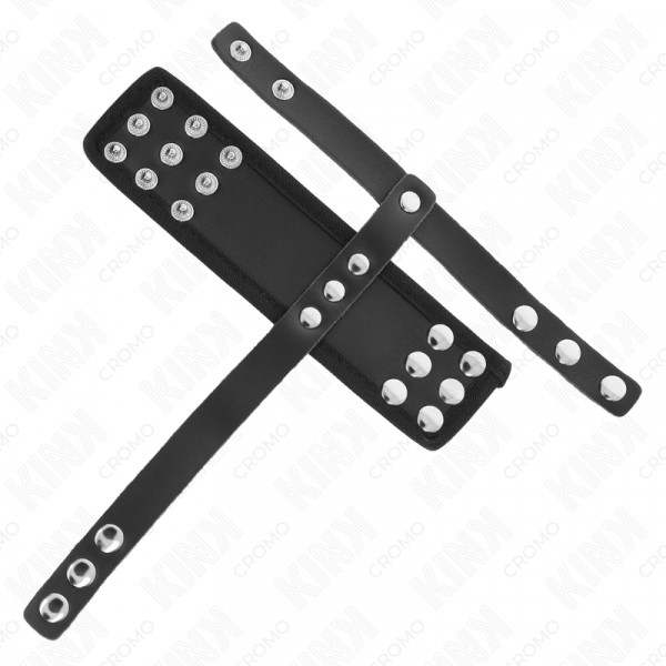 img_192923_97c862641f33eea2977bece23428b152_1.png KINK - ANILLO JAULA PENE CUERO CON CORREA DIVISORIA DE BOLAS RECUBIERTO AJUSTABLE