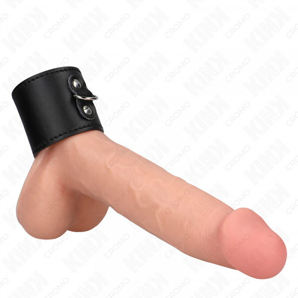img_192955_f8777c7a03aca8a95674e99a41a36e63_1.png KINK - ANILLO PENE CUERO CON CIERRE A PRESIÓN 18 X 5 CM