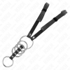 img_193402_1ad2c81e705cda21561760e8ad3501a1_1.png KINK - 5 ANILLOS PENE 3.8 CM A 5 CM METAL CON CINTURÓN POLIPIEL 112 CM