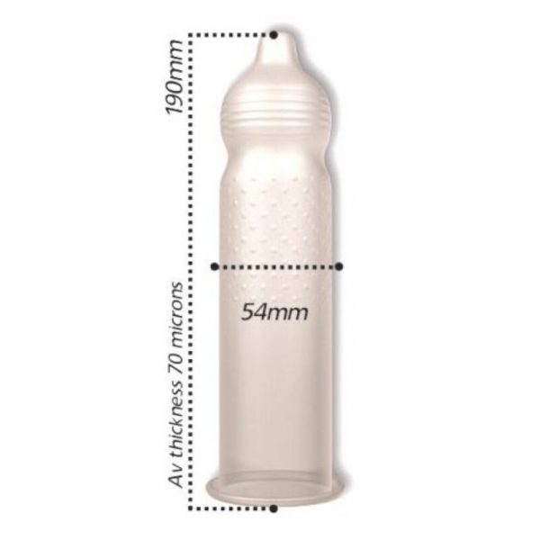 PASANTE - RIBS  DOTS PRESERVATIVOS INTENSITY 144 UNIDADES