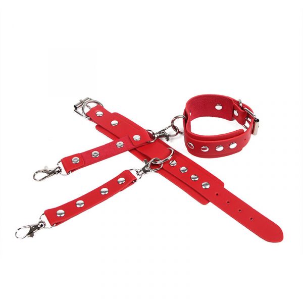 img_194230_406cf09bc671eafdf63972c4f2f6d459_1.jpg SUBBLIME - 953706 ESPOSAS CON CINTURÓN BONDAGE ROJO TALLA ÚNICA