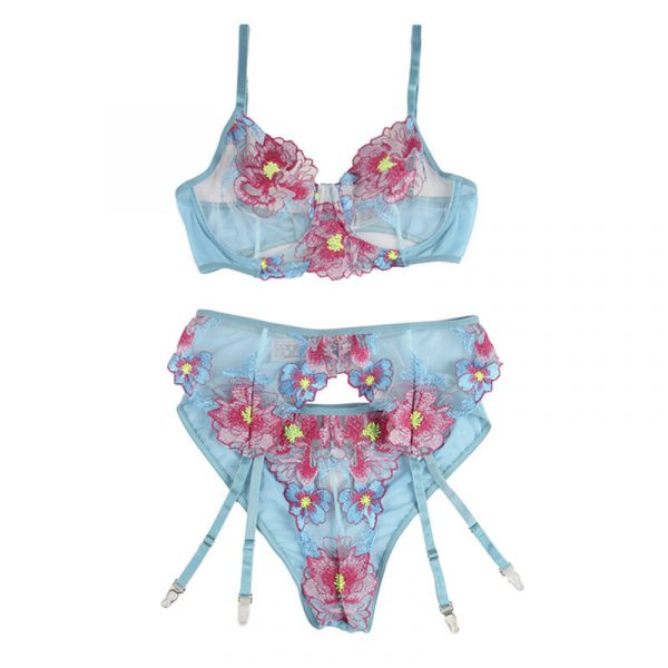 img_194730_cc28ec489d252735baa3f4cf17dfac26_1.jpg SUBBLIME - 954116 SUJETADOR + PANTIES CON LIGUERO DISEÑO FLORAL AZUL L/XL