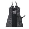 img_194819_9ec0f21fb3842ed177ece9f25dd781cd_1.jpg SUBBLIME - 954178 VESTIDO + TANGA CUERO NEGRO L/XL