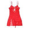 img_194835_4330d69d3c577b2425c852df168e698e_1.jpg SUBBLIME - 954208 BABYDOLL DE ENCAJE CON TIRANTES AJUSTABLES ROJO S/M