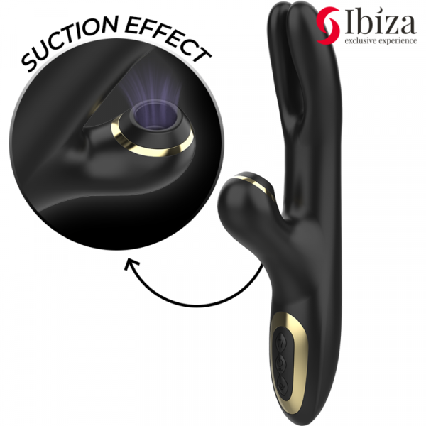 img_195427_4c1478892b5ea9f38d52ed7897c2e403_1.png IBIZA - VIBRADOR HI-TECH RABITT POR ONDAS CLITORIALES Y DOBLE PINCHING NEGRO