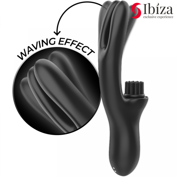 img_195437_9774c94d9a893d0b6608250721be14cf_1.png IBIZA - VIBRADOR HI-TECH RABITT BRUSHING MULTI CELDAS CLITORIALES Y DOBLE WAVE