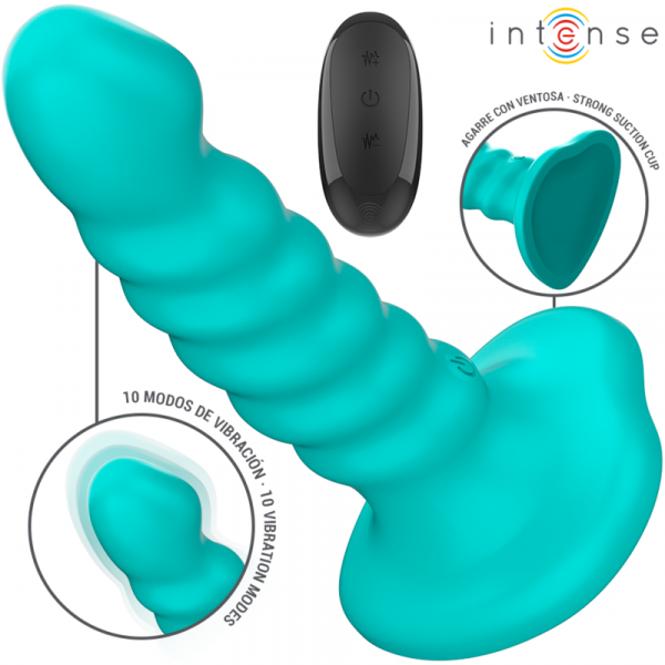 img_195462_02fd15f7dab1b472a792360a29c5a7a6_1.png INTENSE - BUFFY VIBRADOR TALLA S DISEÑO EN ESPIRAL 10 VIBRACIONES AZUL CONTROL REMOTO