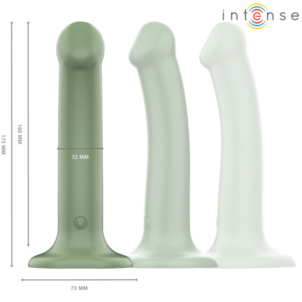 img_195504_6b298f2ecda2f758ffccd40756a15140_1.png INTENSE - BECCA VIBRADOR CON VENTOSA 10 VIBRACIONES VERDE CONTROL REMOTO