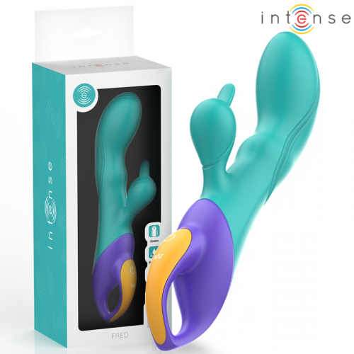 img_195522_27016a5b664ac9698c5ad9bce22bdb85_1.png INTENSE - FRED VIBRADOR RECARGABLE RABBIT AZUL