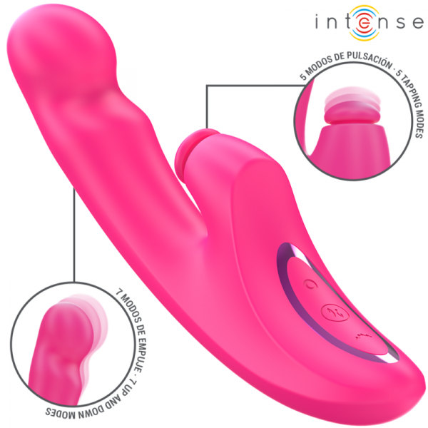 img_195635_b04bd2f0ade8ee32a87e29fcdfc7a2ed_1.png INTENSE - EMI VIBRADOR 13,5 CM MULTIFUNCIÓN 3 EN 1 10 VIBRACIONES ROSA