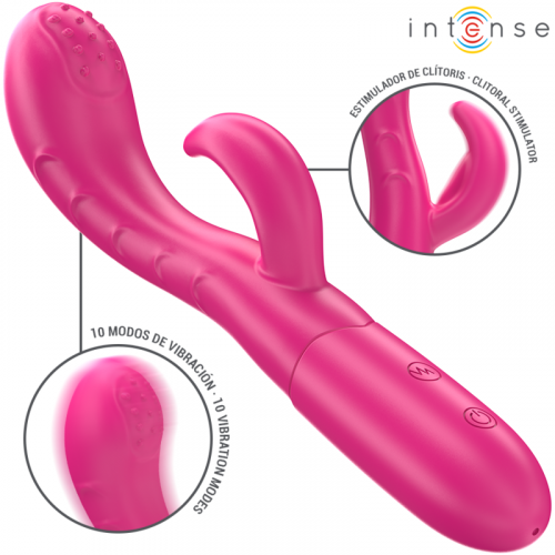 img_195675_10460692b88cd858f23b28f9ff911fcb_1.png INTENSE - AMARA VIBRADOR CON LENGUA ESTIMULADORA 10 VIBRACIONES ROSA