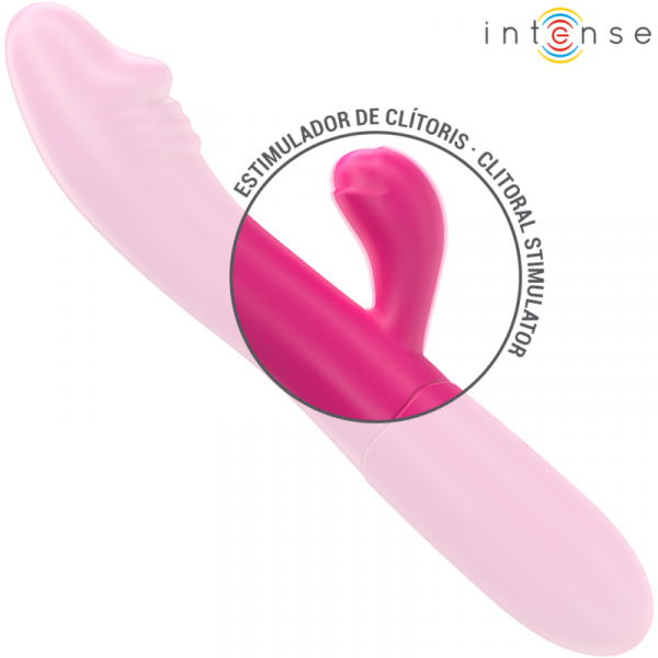 img_195682_0b7987a79232392b1aff3c1ff3f2fff1_1.png INTENSE - IVY VIBRADOR FLEXIBLE 10 VIBRACIONES CON LENGUA ESTIMULADORA ROSA